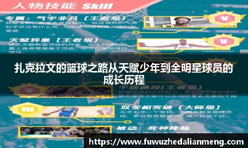 扎克拉文的篮球之路从天赋少年到全明星球员的成长历程